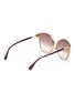 Figure View - Click To Enlarge - FENDI - Acetate frame cat eye sunglasses