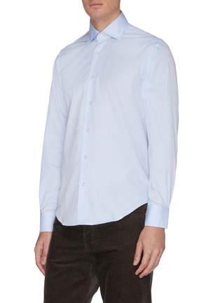 Front View - Click To Enlarge - TRUNK - 'Portman' poplin shirt