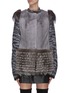 Main View - Click To Enlarge - LECOTHIA - Mink and fox fur colourblock vest