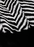  - LECOTHIA - Contrast panel zebra print mink fur vest