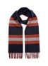 Main View - Click To Enlarge - JOHNSTONS OF ELGIN - Stripe cashmere wool scarf