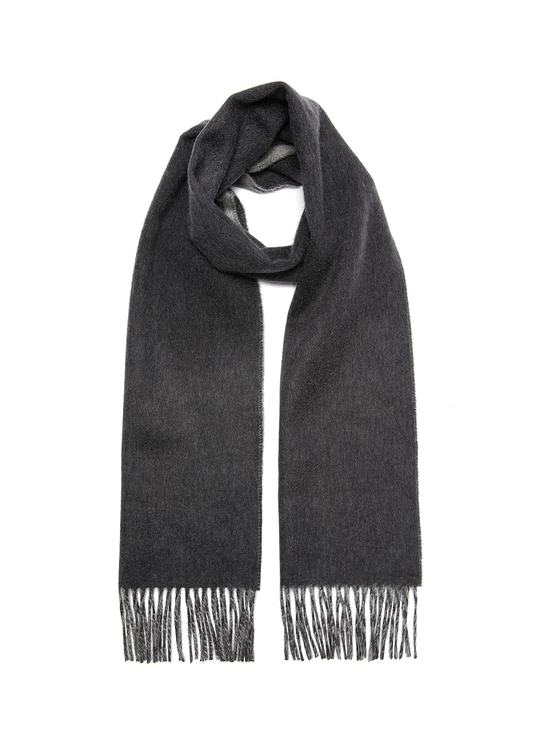 Johnstons Of Elgin Contrast Reversible Cashmere Scarf Men