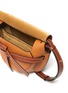 Detail View - Click To Enlarge - LOEWE - 'Gate' small knotted belt leather bag