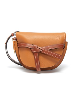 Main View - Click To Enlarge - LOEWE - 'Gate' small knotted belt leather bag
