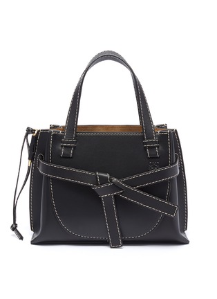 Main View - Click To Enlarge - LOEWE - 'Gate' knotted belt top handle leather mini bag