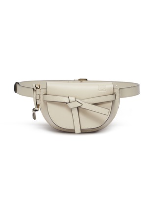 Main View - Click To Enlarge - LOEWE - 'Gate' leather saddle bag