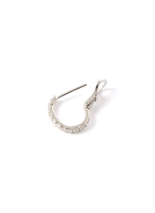 Detail View - Click To Enlarge - SAMUEL KUNG - Diamond18k white gold earrings