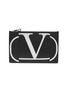 Main View - Click To Enlarge - VALENTINO GARAVANI - Valentino Garavani 'VLOGO' graphic print large leather pouch