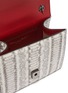 Detail View - Click To Enlarge - OSCAR DE LA RENTA - 'Mini Tro' floral motif snakeskin leather shoulder bag