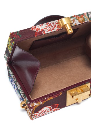 Detail View - Click To Enlarge - OSCAR DE LA RENTA - 'Alibi' embroidered box bag