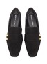 Detail View - Click To Enlarge - STELLA LUNA - Stud embellished suede loafers
