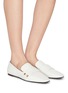 Figure View - Click To Enlarge - STELLA LUNA - Stud embellished loafers