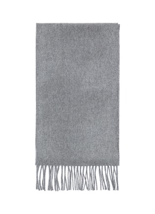 Detail View - Click To Enlarge - JOHNSTONS OF ELGIN - Fringed cashmere scarf