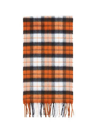 Detail View - Click To Enlarge - JOHNSTONS OF ELGIN - Check plaid cashmere scarf