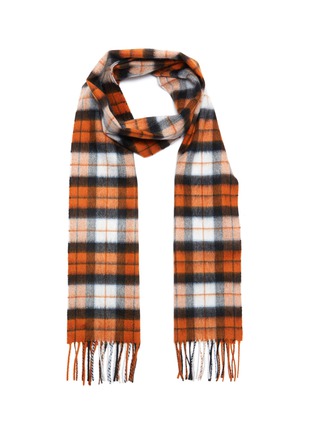 Main View - Click To Enlarge - JOHNSTONS OF ELGIN - Check plaid cashmere scarf
