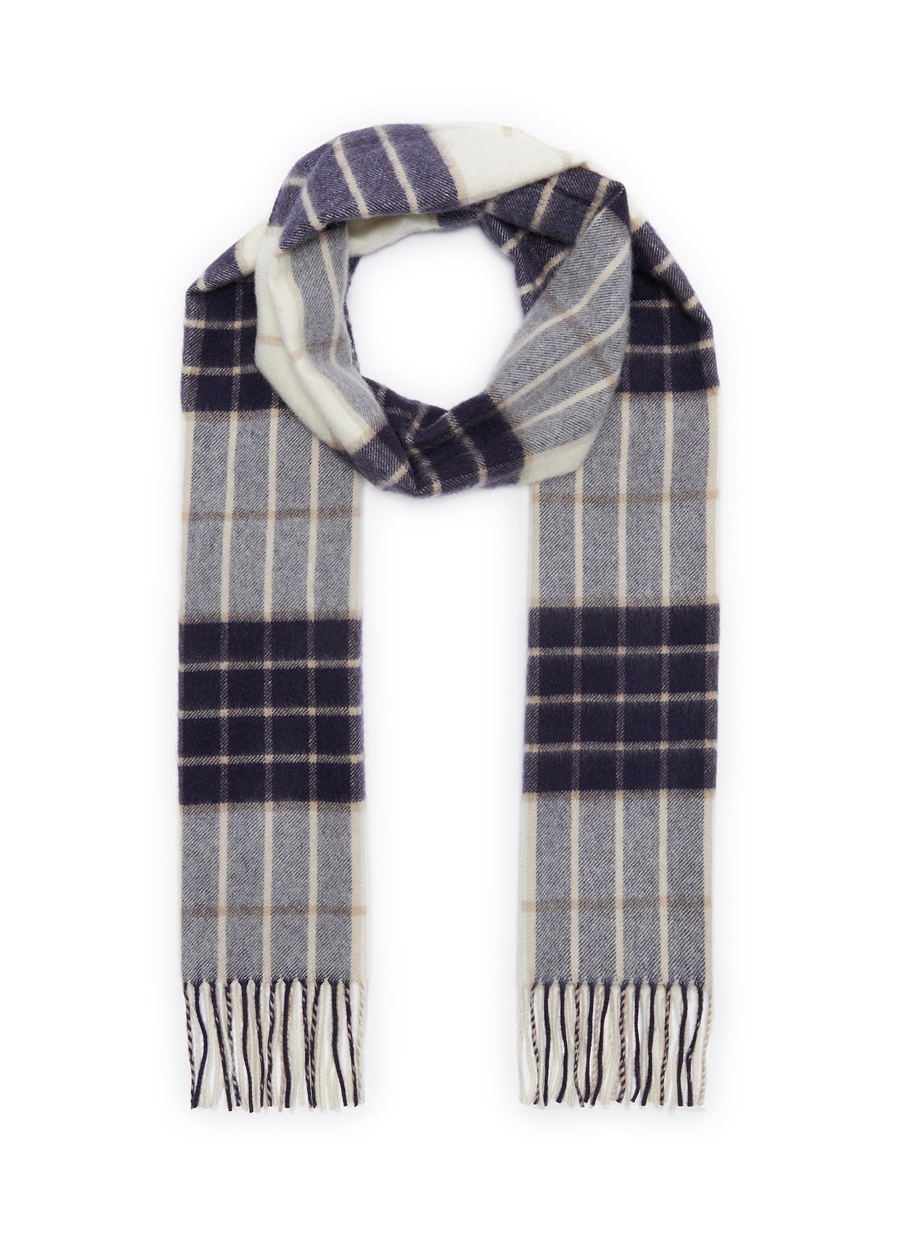 plaid cashmere scarf womens