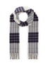 Main View - Click To Enlarge - JOHNSTONS OF ELGIN - Tartan plaid cashmere scarf