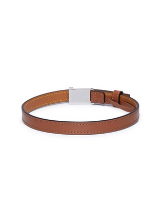 Back View - Click To Enlarge - LOEWE - LEATHER DOUBLE BRACELET