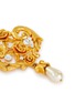 Detail View - Click To Enlarge - LANE CRAWFORD VINTAGE ACCESSORIES - Pearlescent dangle strass embellished brooch