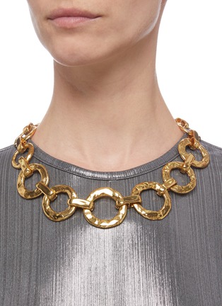 Figure View - Click To Enlarge - LANE CRAWFORD VINTAGE ACCESSORIES - YSL chunky link necklace