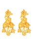 Main View - Click To Enlarge - LANE CRAWFORD VINTAGE ACCESSORIES - Christian Lacroix floral motif dangling earrings