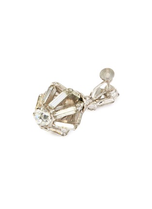Detail View - Click To Enlarge - LANE CRAWFORD VINTAGE ACCESSORIES - Diamanté lantern shaped drop earrings