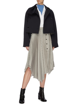 Figure View - Click To Enlarge - ACNE STUDIOS - Cropped Trench Coat