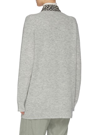 Back View - Click To Enlarge - ACNE STUDIOS - Longline Cardigan