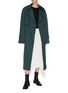 Figure View - Click To Enlarge - ACNE STUDIOS - Notch lapel belted trench coat