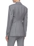 Back View - Click To Enlarge - ACNE STUDIOS - Pinstripe cinched waist blazer