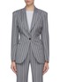 Main View - Click To Enlarge - ACNE STUDIOS - Pinstripe cinched waist blazer