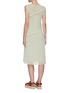 Back View - Click To Enlarge - ACNE STUDIOS - Bias-cut diagonal tiered A-line dress