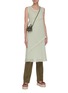 Figure View - Click To Enlarge - ACNE STUDIOS - Bias-cut diagonal tiered A-line dress