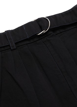  - ACNE STUDIOS - Belted cotton twill shorts