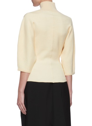 Back View - Click To Enlarge - ACNE STUDIOS - High neck blouson sleeves sweater