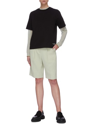 Figure View - Click To Enlarge - ACNE STUDIOS - Semi-sheer knit T-shirt