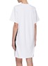 Back View - Click To Enlarge - ACNE STUDIOS - Contrast side tape T-shirt dress