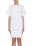 Main View - Click To Enlarge - ACNE STUDIOS - Contrast side tape T-shirt dress