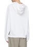 Back View - Click To Enlarge - ACNE STUDIOS - Contrast side tape hoodie