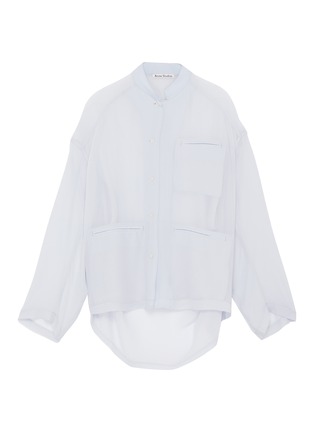 Main View - Click To Enlarge - ACNE STUDIOS - Sheer georgette blouse