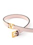 Detail View - Click To Enlarge - VALENTINO GARAVANI - Valentino Garavani 'VLOGO' double leather bracelet