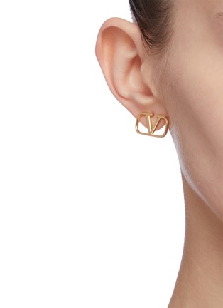 Figure View - Click To Enlarge - VALENTINO GARAVANI - Valentino Garavani 'VLOGO' stud earrings