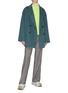 Figure View - Click To Enlarge - ACNE STUDIOS - Notch lapel double breast wool jacket