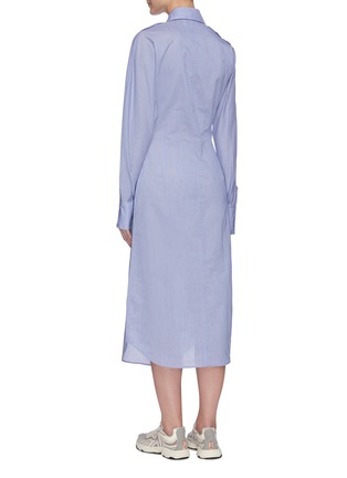 Back View - Click To Enlarge - ACNE STUDIOS - Cinched waist shirt dress
