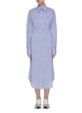Main View - Click To Enlarge - ACNE STUDIOS - Cinched waist shirt dress