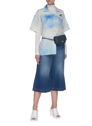Figure View - Click To Enlarge - ACNE STUDIOS - Abstract landscape print shirt