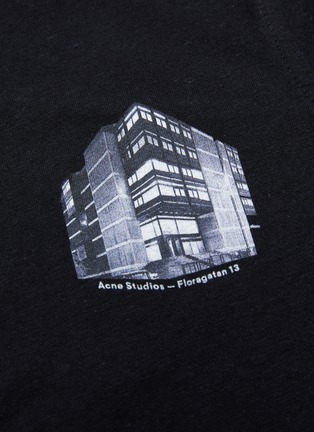 - ACNE STUDIOS - Graphic print crop T-shirt