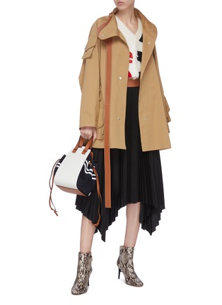 Figure View - Click To Enlarge - LOEWE - Patch pocket military parka