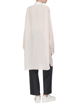 Back View - Click To Enlarge - LOEWE - Strap oversized shirt