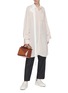 Figure View - Click To Enlarge - LOEWE - Strap oversized shirt